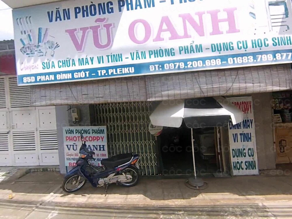 Văn Phòng Phẩm, Photocopy Vũ Oanh - 85D, Phan Đình Giót, P. Hoa Lư, Thành  Phố Pleiku, T. Gia Lai - Cốc Cốc Map